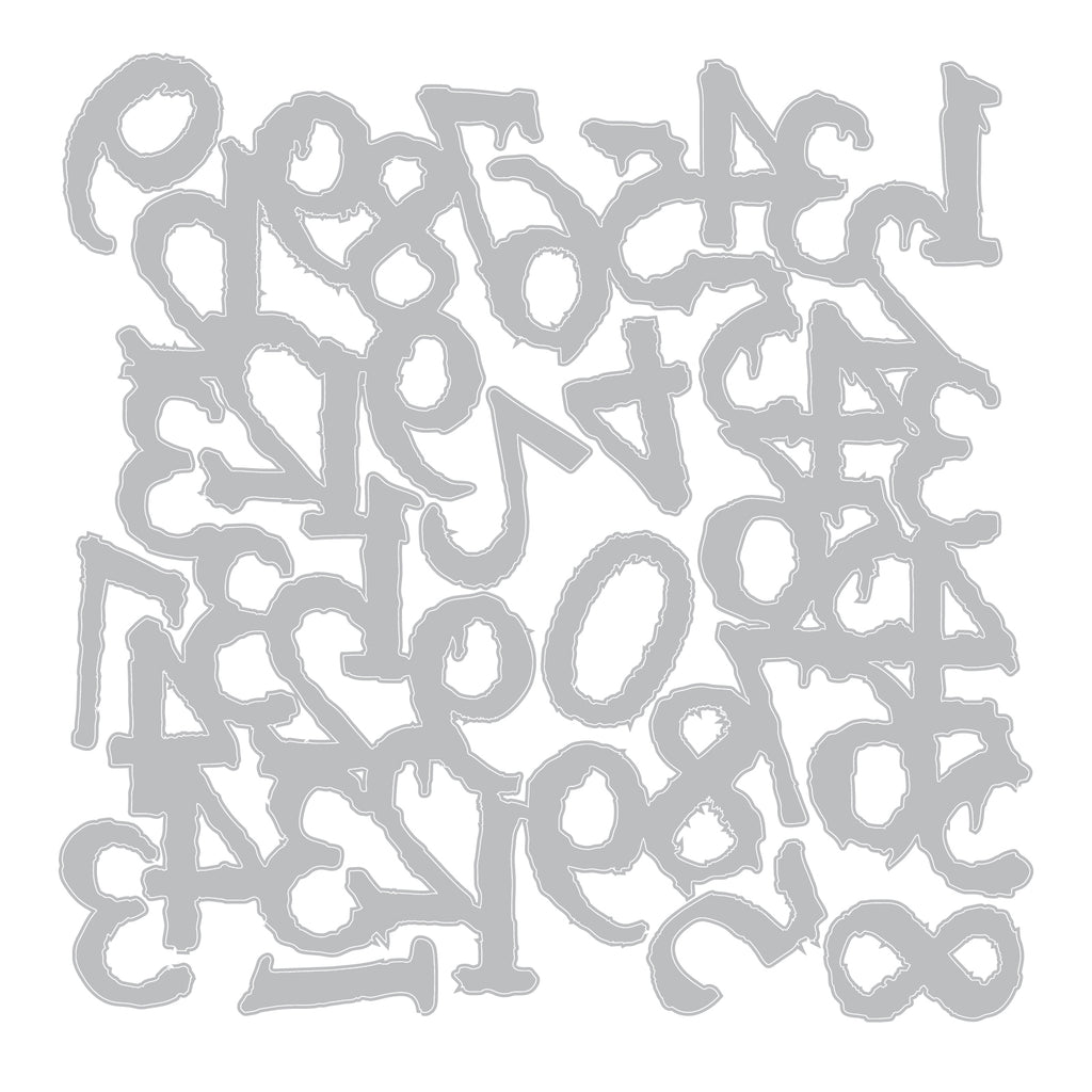 Sizzix Recount Stamp and Die Set 667214 numbers