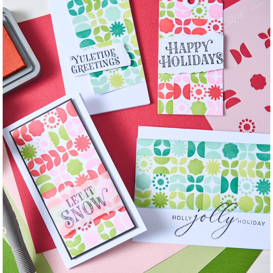 Sizzix Retro Vibe Rotating Stencil 666986 – Simon Says Stamp