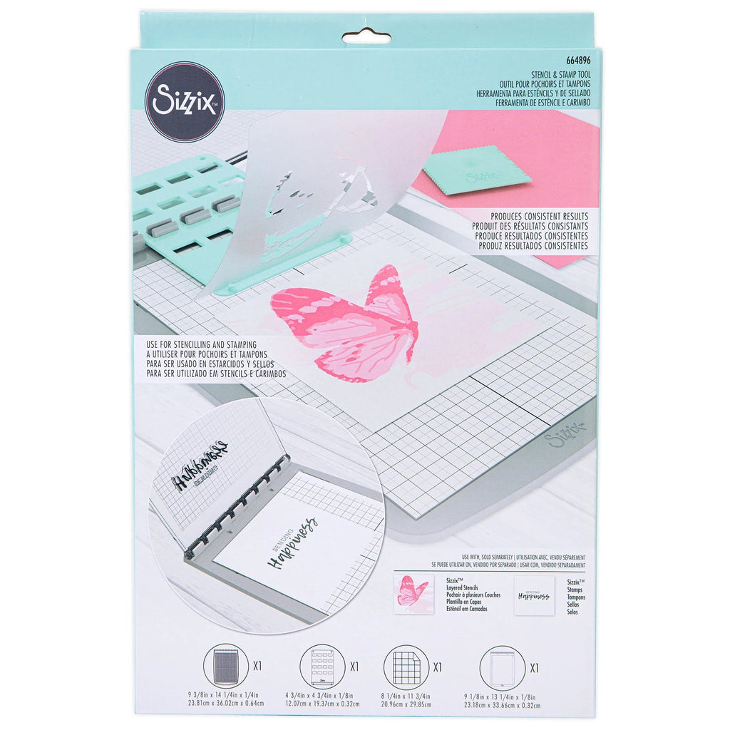 Sizzix STENCIL AND STAMP TOOL 664896