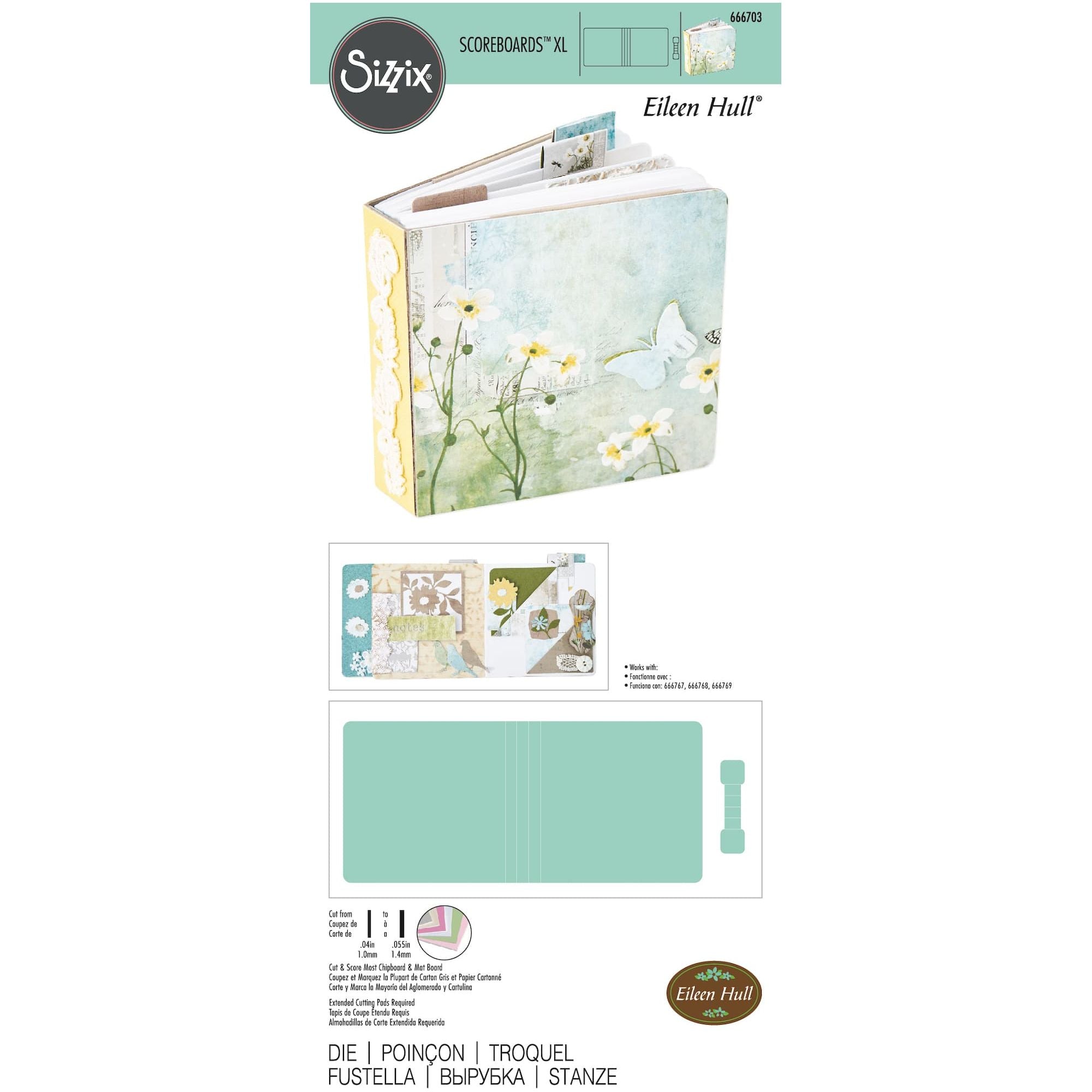 Sizzix ScoreBoards XL Die Album Mini 666703
