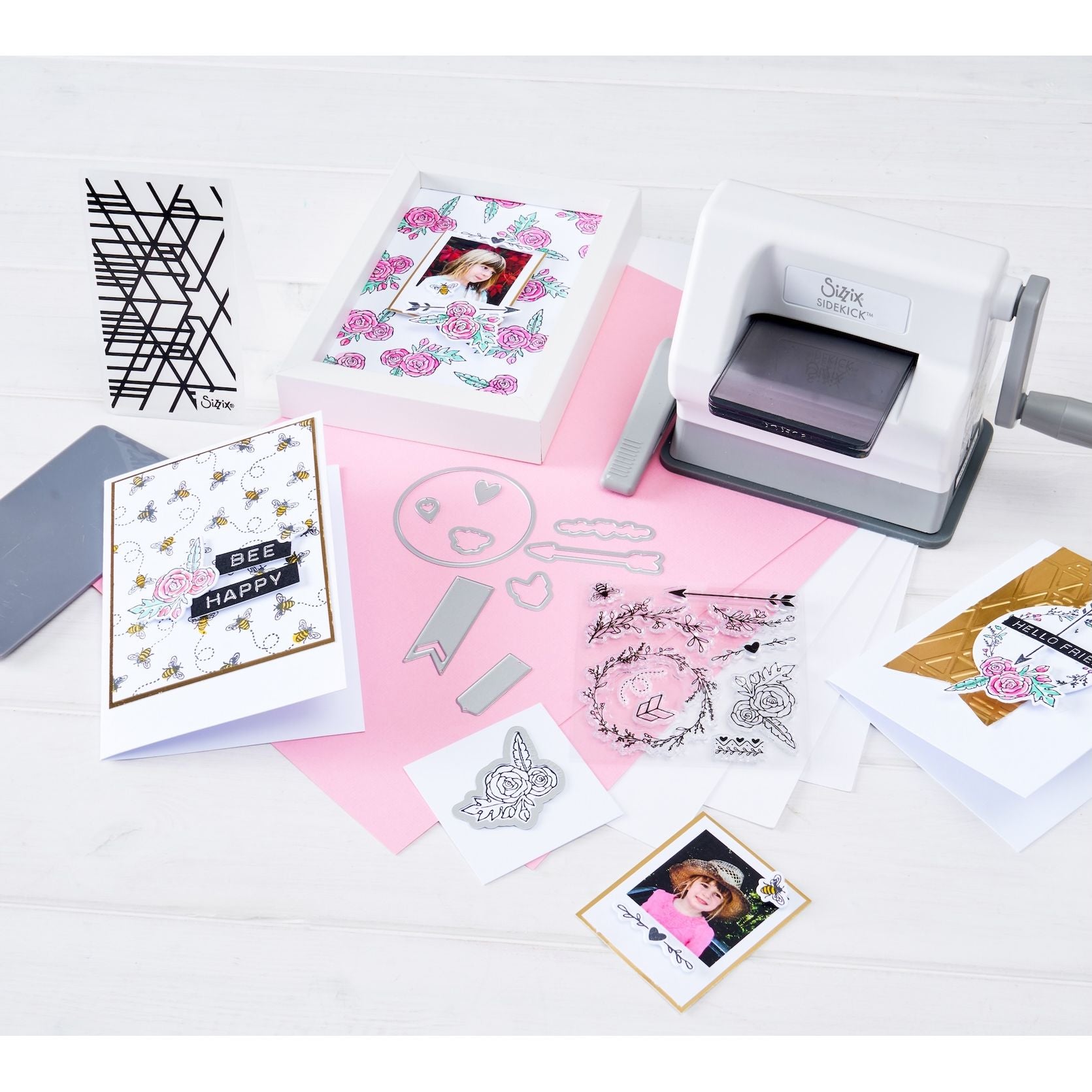 Sizzix Sidekick Starter Kit White and Gray 667155 – Simon Says Stamp
