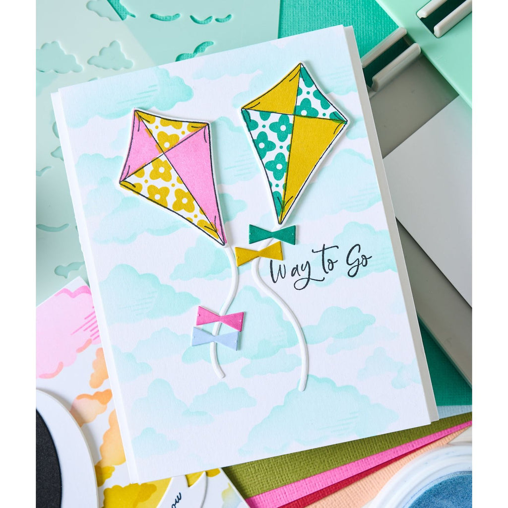 Sizzix Sky’s The Limit Clear Stamps 666831 way to go