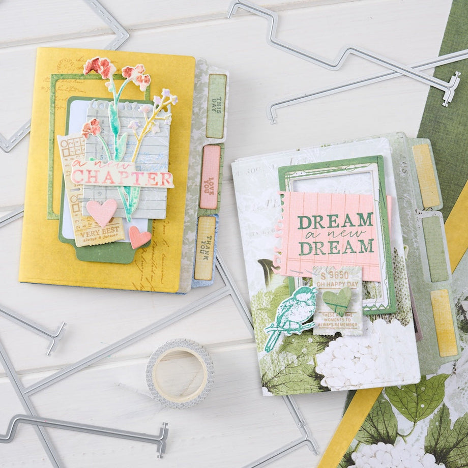 Sizzix Snap and Swap Tags, Folder and Pockets Die Bundle – Simon