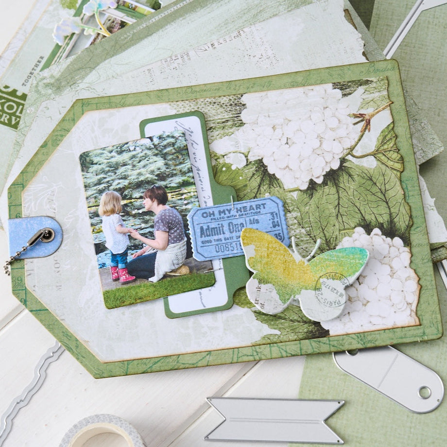 Sizzix Snap and Swap Tags, Folder and Pockets Die Bundle – Simon