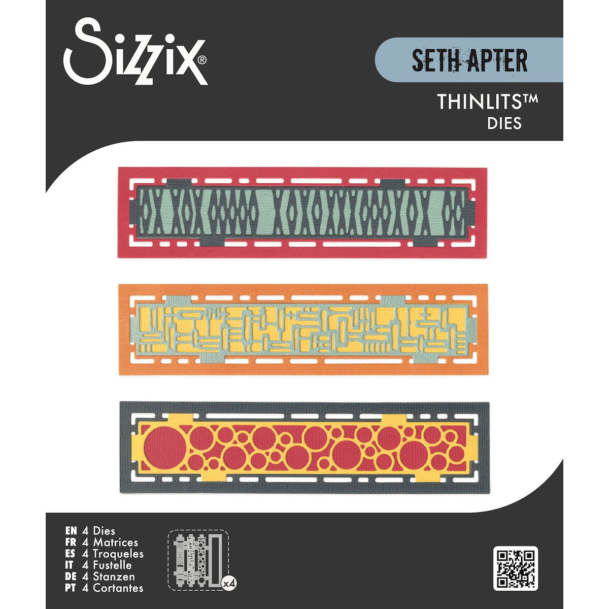 Sizzix Sockets 1 Thinlits Dies 667232