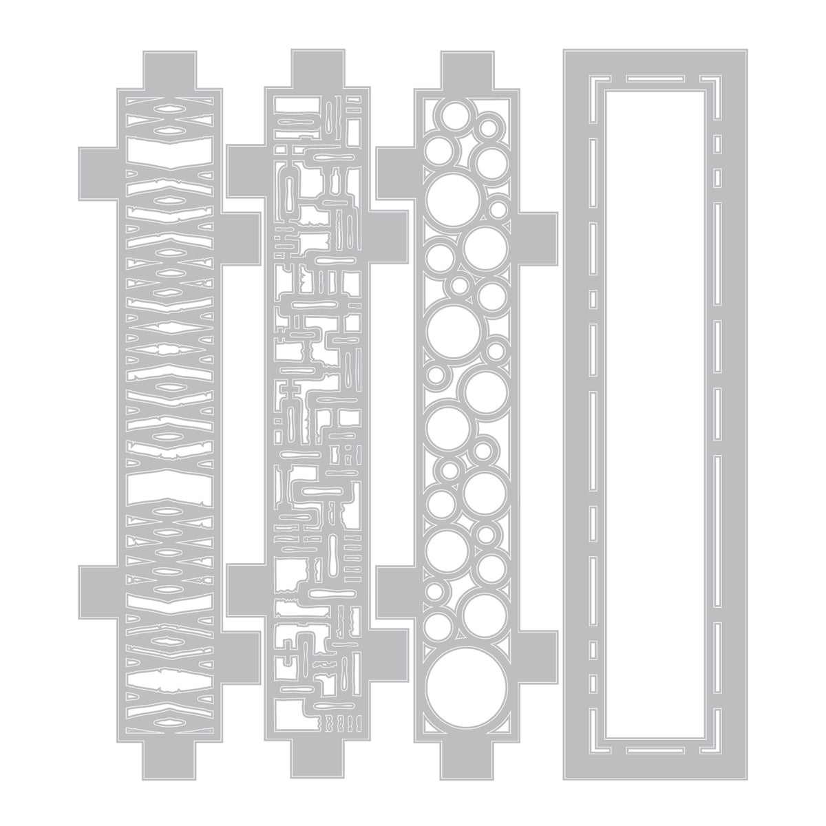 Sizzix Sockets 1 Thinlits Dies 667232 outline