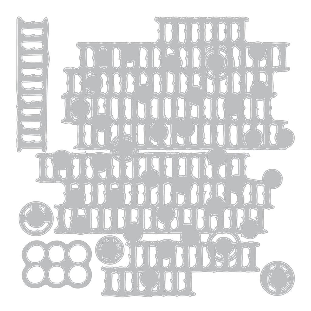 Sizzix Stackers Thinlits Dies 667230 outline