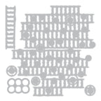 Sizzix Stackers Thinlits Dies 667230 outline