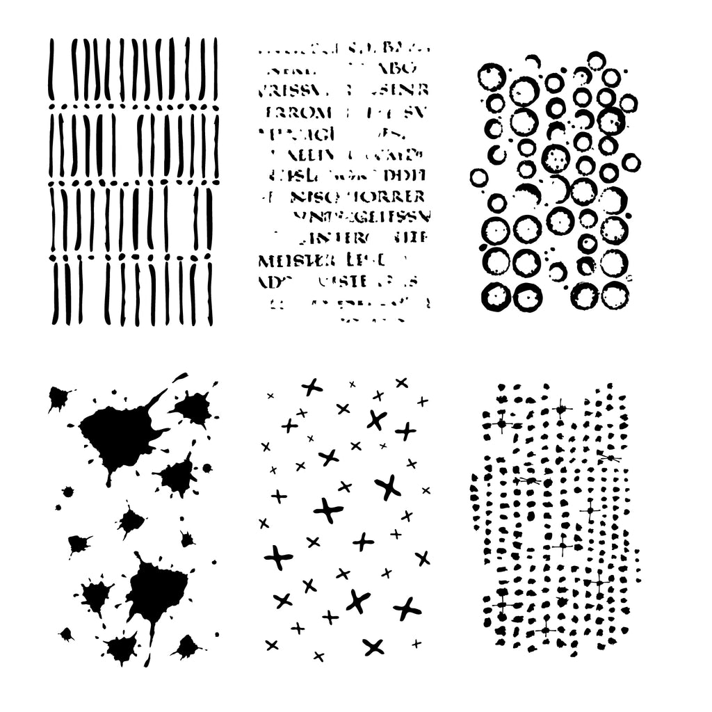 Sizzix Stamps Viewfinder Stamp and Die Set 667054 patterns