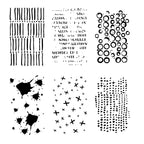 Sizzix Stamps Viewfinder Stamp and Die Set 667054 patterns