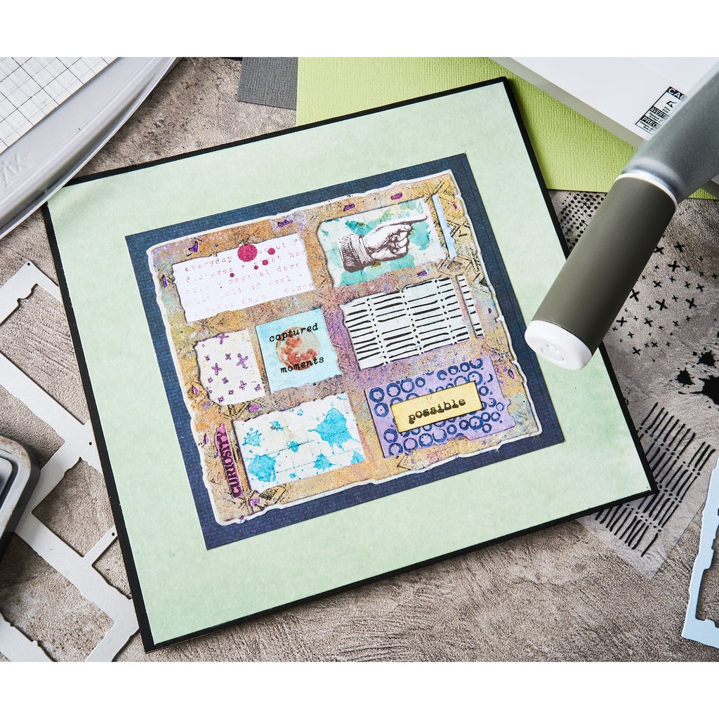 Sizzix Stamps Viewfinder Stamp and Die Set 667054 possible