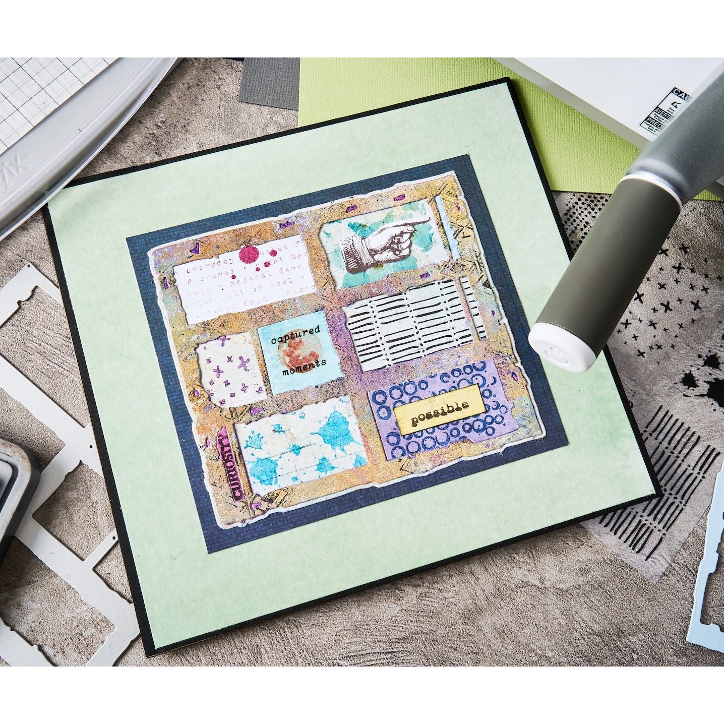 Sizzix Stamps Viewfinder Stamp and Die Set 667054 possible
