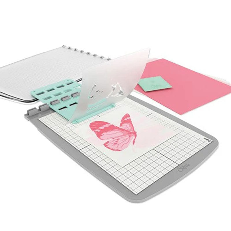 Sizzix Stencil and Stamp Tool and Print and Pattern Tool Bundle how to butterfly