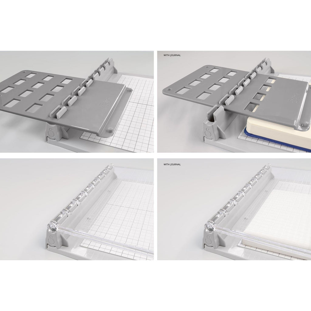 Sizzix Stencil and Stamp Tool with Hinge Adapter Bundle how to