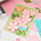 Sizzix Stitched Floral Thinlits Die Set 667164 butterfly