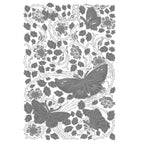 Sizzix Studio A6 ML Embossing Folder Nouveau Butterfly 667030 butterflies and leaves