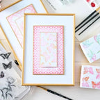 Sizzix Studio Backgrounds Layered Stencils 667004 pink