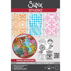 Sizzix Studio Build It Stamps and Stencils 666957