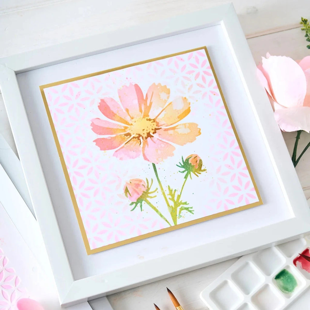 Sizzix Studio Cosmo Layered Stencils 666921 floral