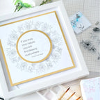 Sizzix Studio Floral Frames and Mini Flowers Clear Stamp Set 666925 beauty everywhere