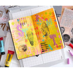 Sizzix Studio My Favorite Things Stamps and Stencils 666954 journal