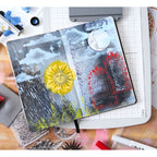 Sizzix Studio Weather Wonder Stamps and Stencils 666956 rain