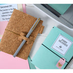 Sizzix Travelers Notebook Cover Bigz XL Die 663626 finished cork album