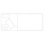 Sizzix Travelers Notebook Cover Bigz XL Die 663626 line art