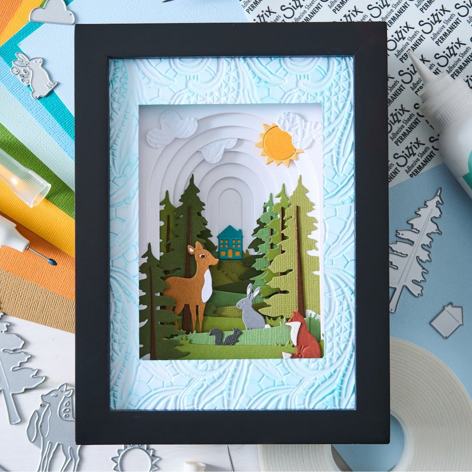 Sizzix Tunnel Arches Framelits Dies 666980 woodlands
