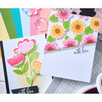 Sizzix Whimsy Blooms 2 Framelits Dies 667008 with love