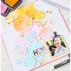 Sizzix Words and Numbers A5 Stencils 667161 hey love that smile