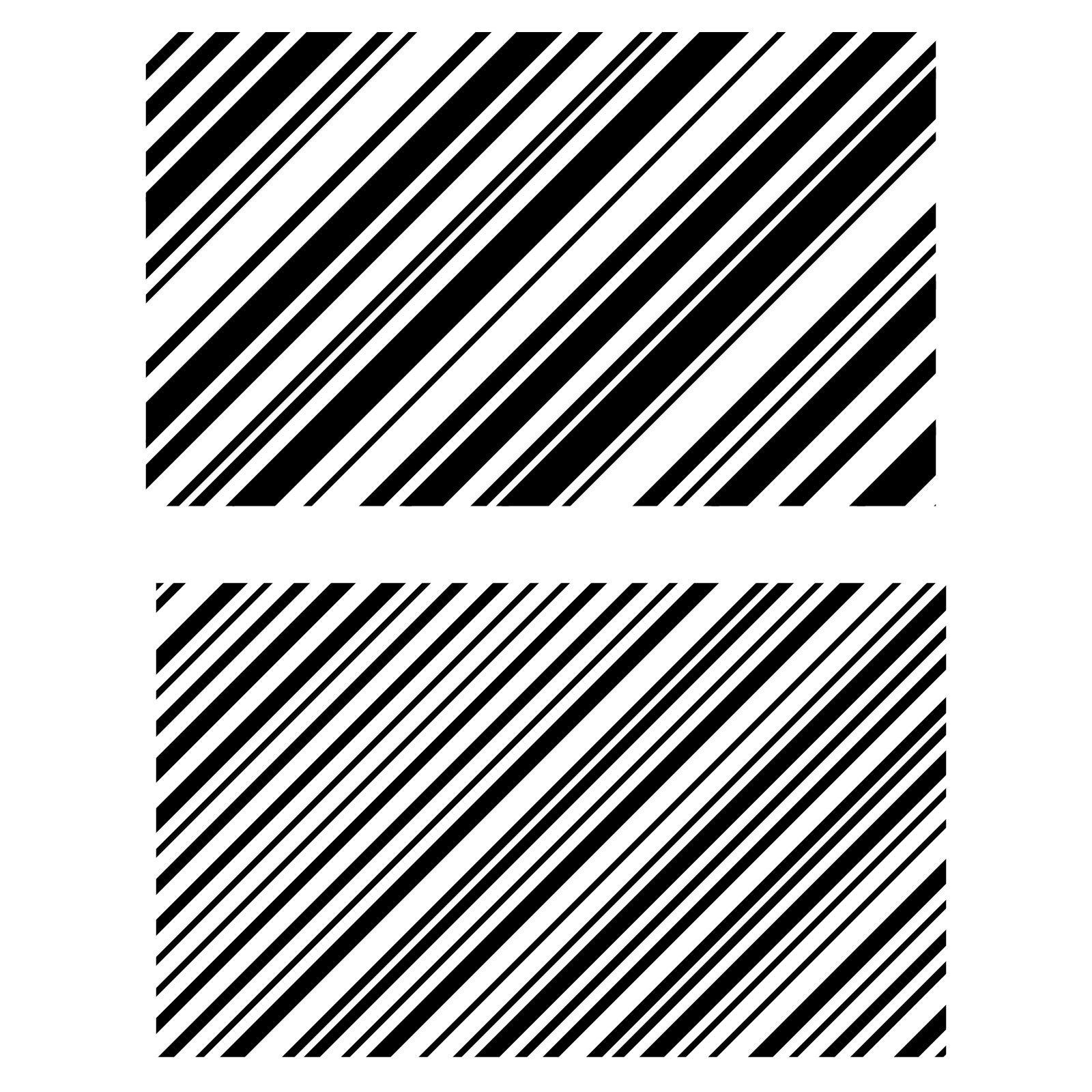 Sizzix and 49 and Market Candy Stripes Clear Stamp Set 667010 line art