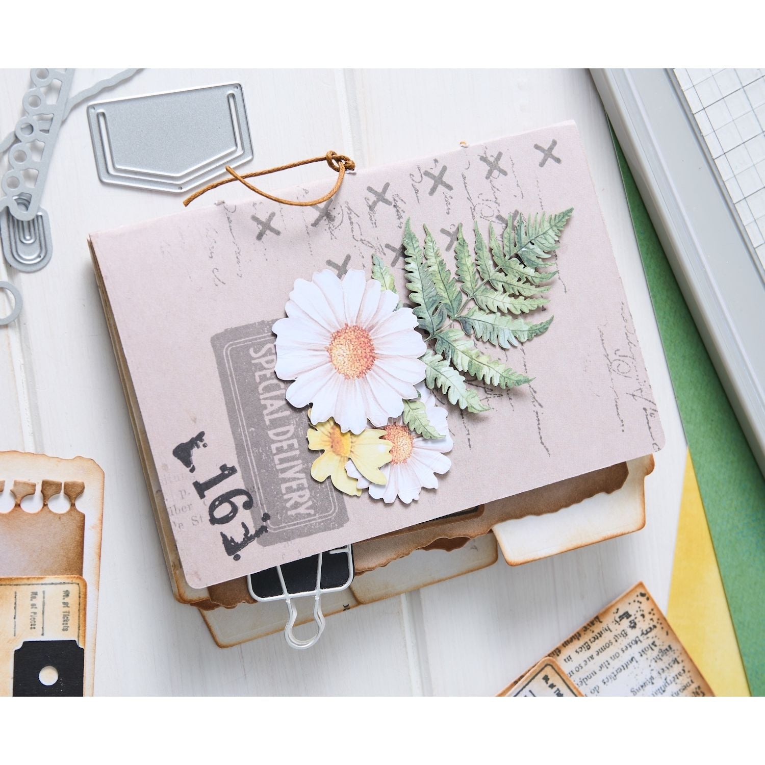 Sizzix and 49 and Market Creative Combos Stamps and Framelits