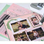 Sizzix and 49 and Market Creative Combos Stamps and Framelits 667058 scrapbook page