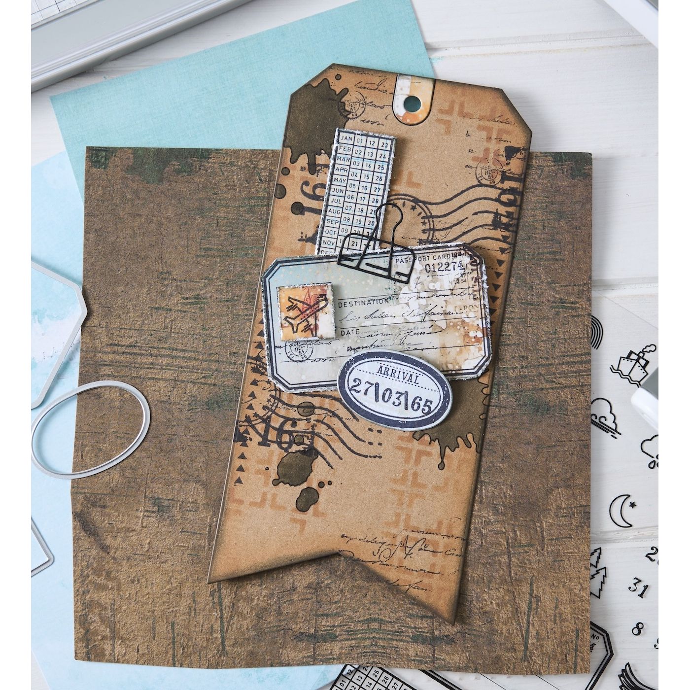 Sizzix and 49 and Market Creative Combos Stamps and Framelits