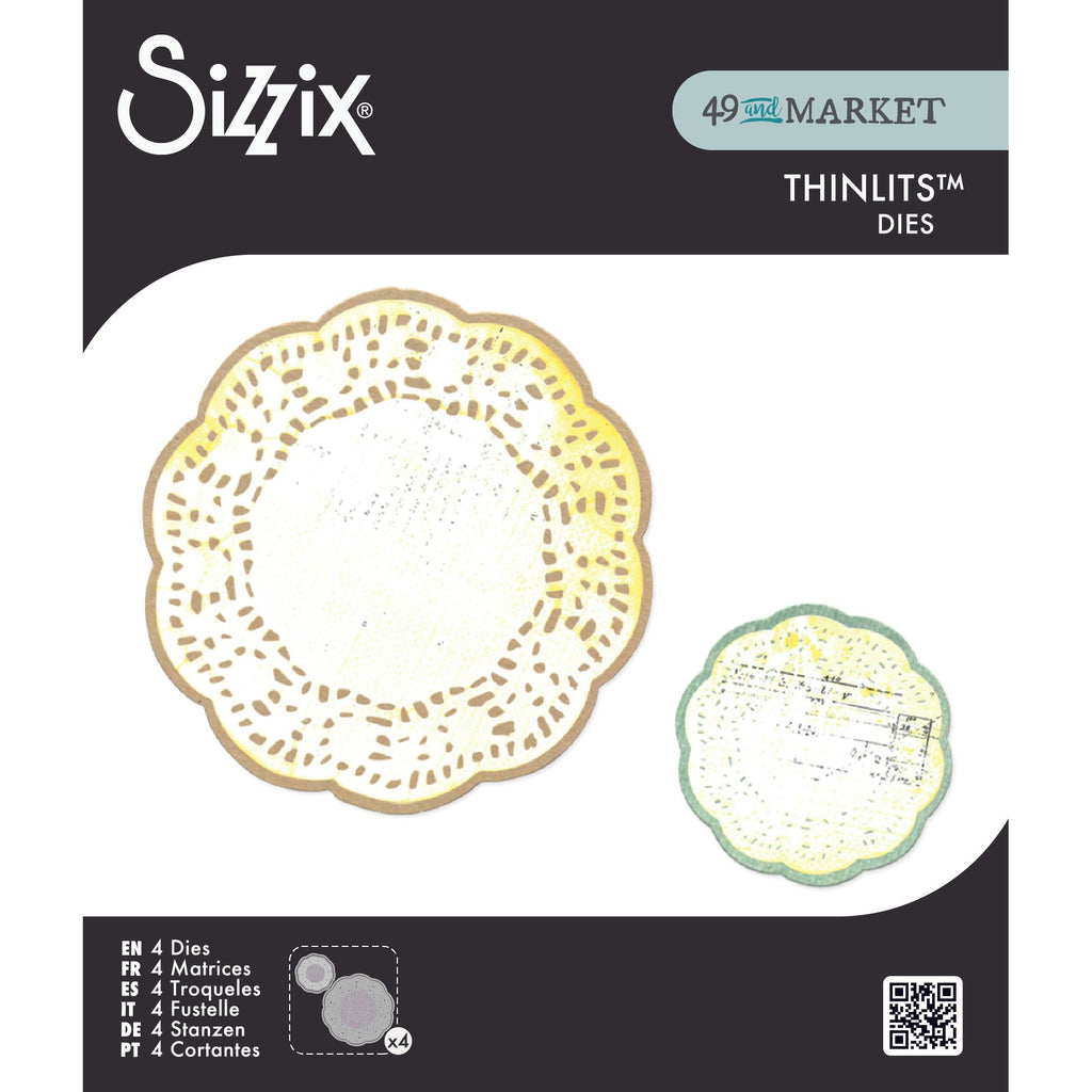 Sizzix and 49 and Market Doily Duo Thinlit Dies 667059