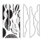 Sizzix and 49 and Market Doily Edgers Stamps and Framelits Set 666806 line art