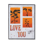 Sizzix and 49 and Market Fine Line Alpha 01 Stamps and Framelits 666807 love you