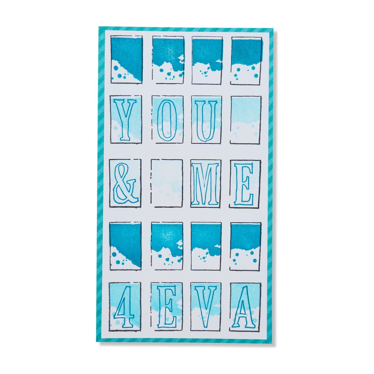 Sizzix and 49 and Market Fine Line Alpha 01 Stamps and Framelits 666807 you and me