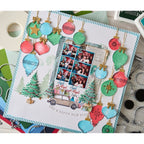 Sizzix and 49 and Market Journey Home Stamps and Framelits 667012 ornaments