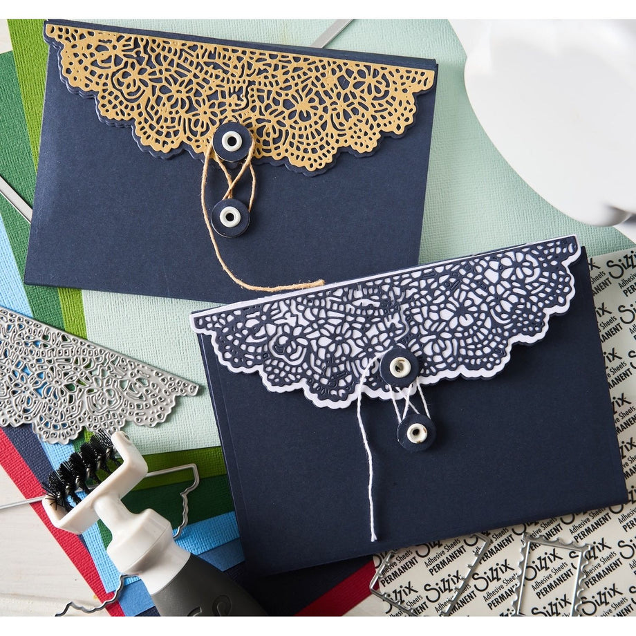 iqniedek_ofshop出品 Sizzix 49 and Market Snap and Swap Large Tags Thinlits Dies