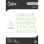 Sizzix and 49 and Market Lino Type Clear Stamps Set 667184