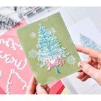 Sizzix and 49 and Market Pine Holidays Die and Stamp Set 666711 seasons greetings