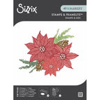 Sizzix and 49 and Market Poinsettia Trio Stamps and Framelits 667015