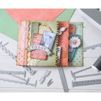 Sizzix and 49 and Market Snap and Swap Journal Set Thinlit Dies 667062 notebook page