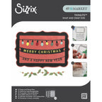 Sizzix and 49 and Market Snap and Swap Merry Christmas Thinlits Dies 667016