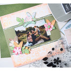 Sizzix and 49 and Market Tag It Stamps and Framelits 667064 butterflies