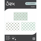 Sizzix and 49 and Market Tartan Clear Stamp Set 667011