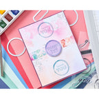 Sizzix and 49 and Market Thankful Sentiments Die and Stamp Set 666708 thank you