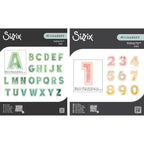 Sizzix and 49 and Market This or That Alphabet and Numbers Die Bundle